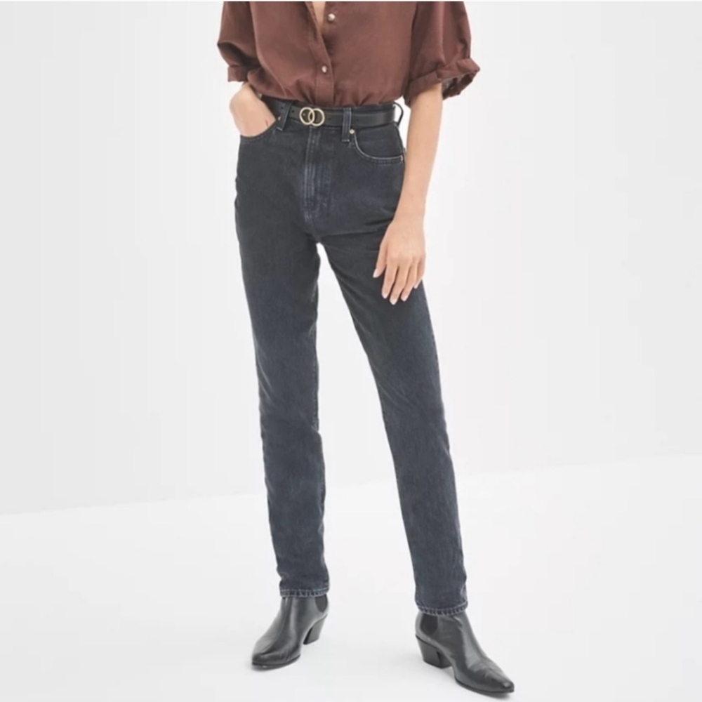 Denim Forum The Nina Super High Cigarette Black Size 26x29
